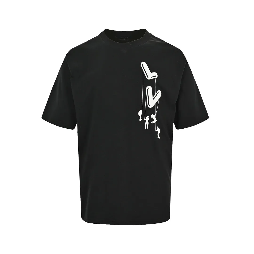 Louis Vuitton/Louis Vuitton 21ss paratrooper print short sleeves
